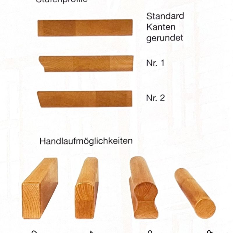 Stufenprofile + Handläufe